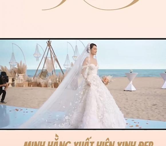 Full HD màn xuất hiện quá xinh đẹp của Minh Hằng tại đám cưới-2
