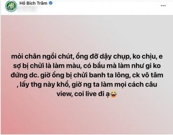 Chồng bị chỉ trích vô tâm, Hồ Bích Trâm phản pháo cực căng-5