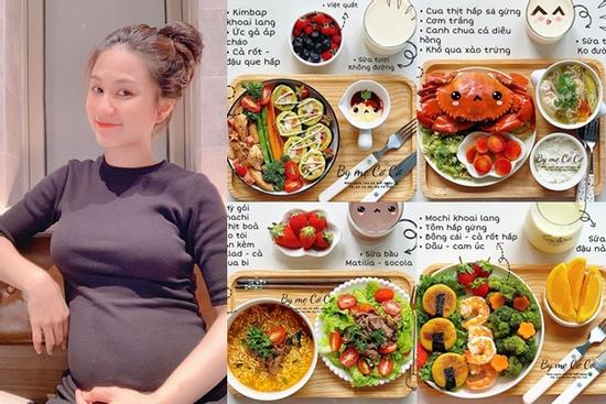 Mẹ bầu bật mí thực đơn eatclean, vừa ngon miệng em bé lại tăng cân