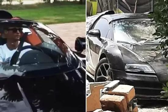 Siêu xe 1,7 triệu bảng của Ronaldo gây tai nạn ở Tây Ban Nha