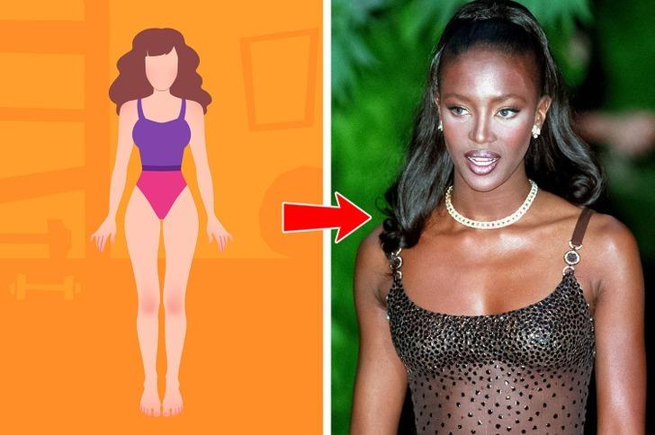 Thập niên 1980: Cao, chân dài, dáng người thon thả trở thành hình tượng lý tưởng của phụ nữ lúc bấy giờ bởi sự ảnh hưởng của các cô nàng người mẫu, siêu mẫu. Đây cũng là sự khởi đầu cho phong trao thể dục của nữ giới thông qua các hình thức như chạy bộ, aerobics… vì họ dần yêu thích vóc người khỏe mạnh, săn chắc.