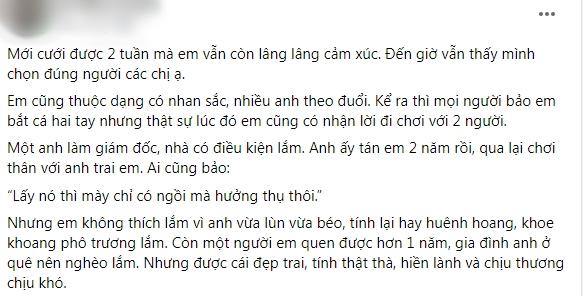 Trả nhẫn 2 tỷ để cưới chồng nghèo, nếm mùi tân hôn kiểu công nhân-1