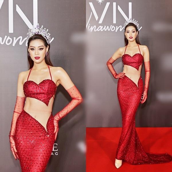 Làm MC MUV, Khánh Vân xài lại tín vật may mắn lúc đăng quang-1