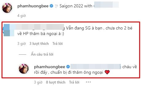 Phạm Hương đưa 2 con về Hải Phòng viếng ông ngoại-4