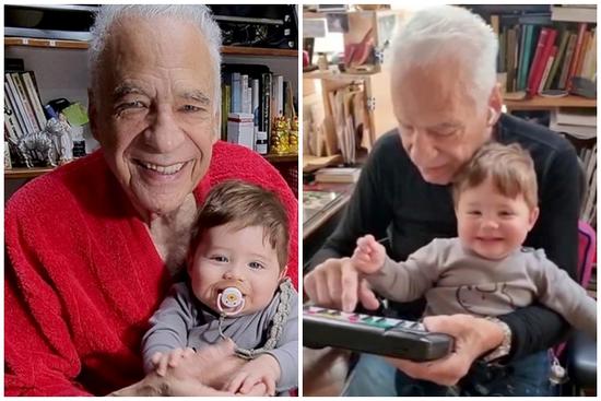 Cụ ông hạnh phúc khi có thêm con ở tuổi 83