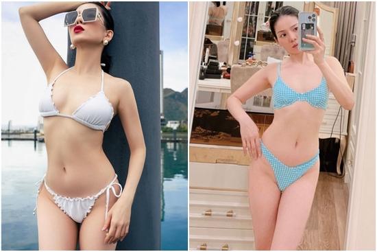 Lệ Quyên nghiện khoe body tuổi 41 với bikini bé bằng nắm tay