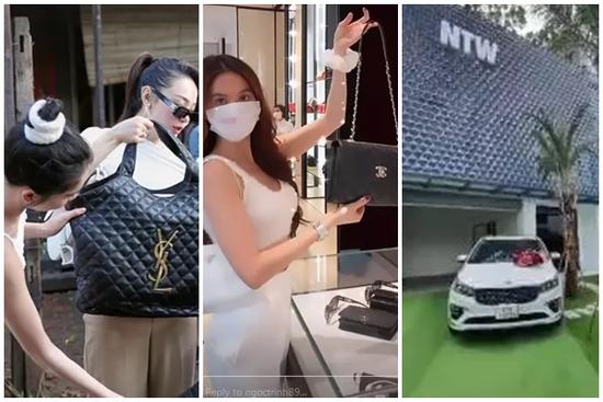 Những lần Ngọc Trinh hào phóng tặng quà đồng nghiệp cả trăm triệu