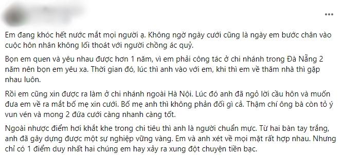 Ngày cưới lỡ làm mất 2 chỉ vàng, chồng đánh vợ túi bụi đuổi về mẹ-1