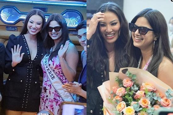 Miss Universe 2021 mặc sến, lộ body tròn trịa khi đến Việt Nam