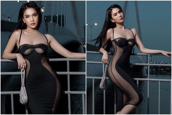 Ngọc Trinh 'quên nội y', mặc đầm 'trắc nết' hở nguyên mạn sườn