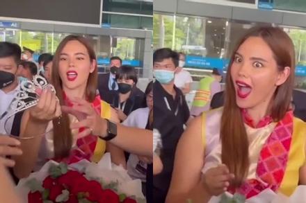 Sang Việt Nam, Miss Universe Catriona Gray có hành động 11 điểm