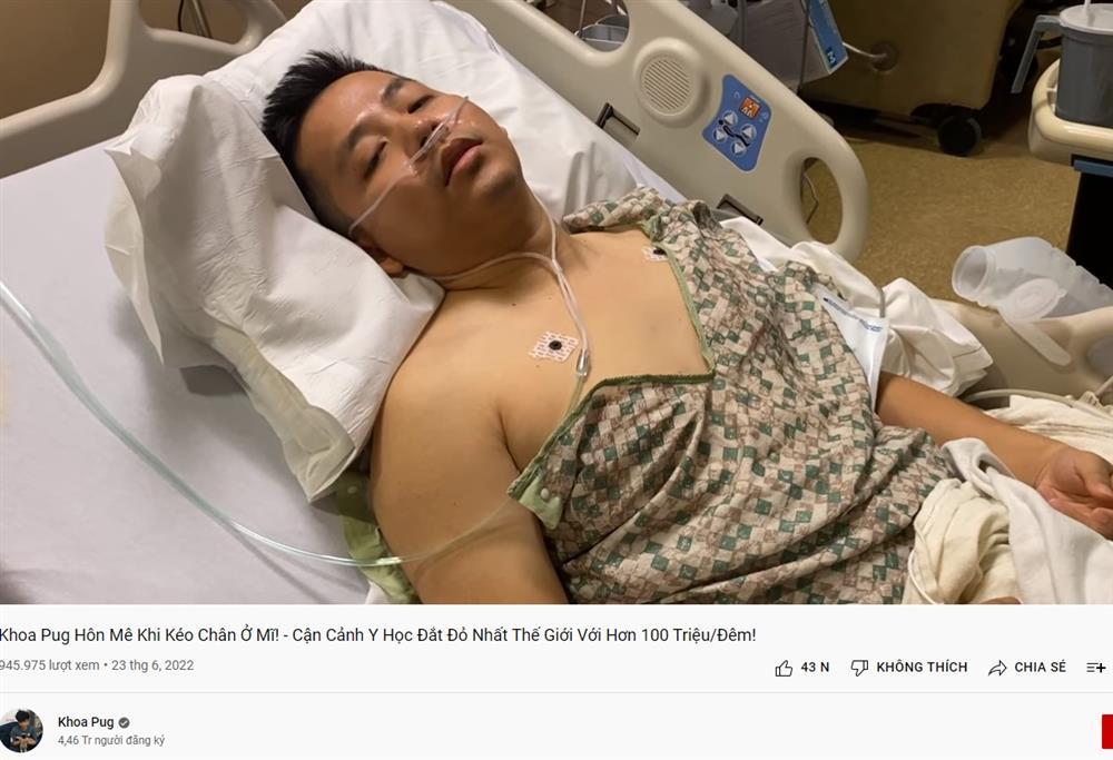 Khoa Pug hôn mê sau kéo chân, chi phí ăn ở tại viện gây sốc-1