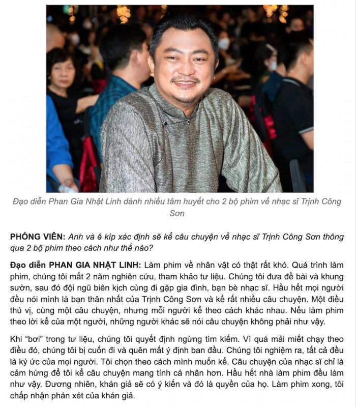 Danh ca Khánh Ly có thể kiện thông tin sai trong phim Em Và Trịnh không?-2