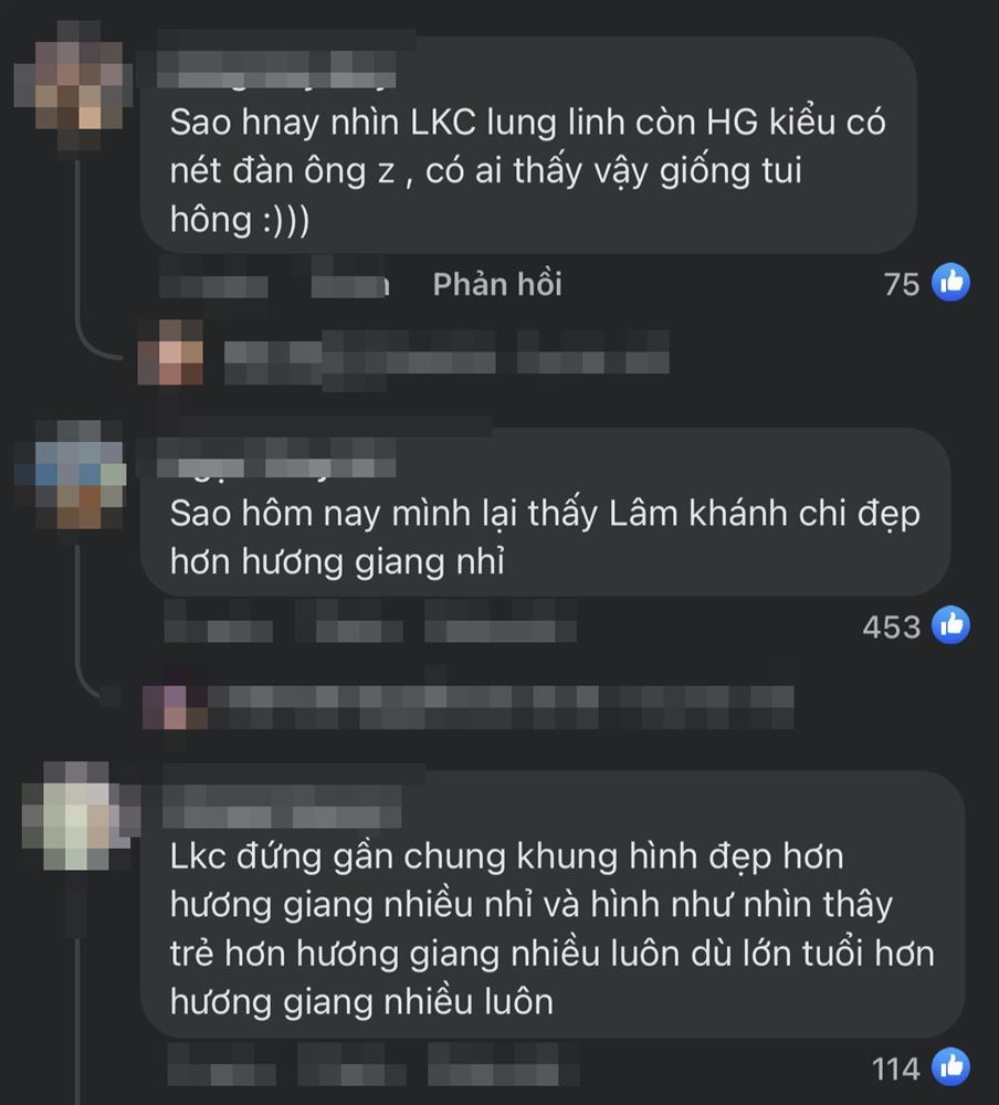 Hương Giang bị chê già hơn Lâm Khánh Chi qua ống kính cam thường-8