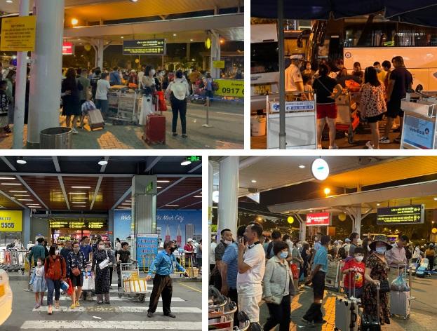 Chen chân ở Tân Sơn Nhất lúc 1h sáng, nghìn người vật vờ mòn mỏi-2
