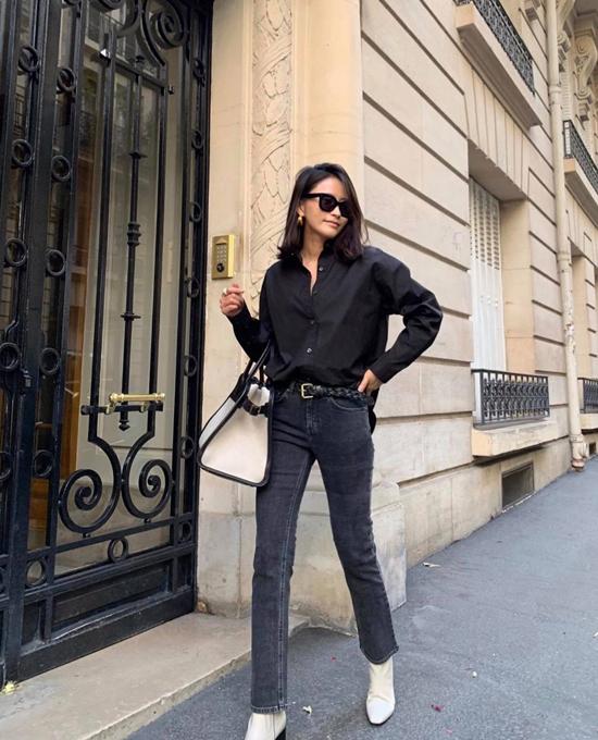 5 cách phối đồ với áo sơ mi đen chuẩn sành điệu-1