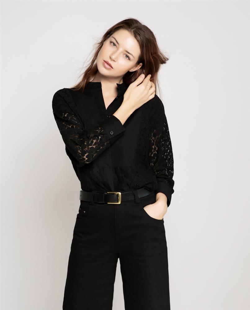 5 cách phối đồ với áo sơ mi đen chuẩn sành điệu-5