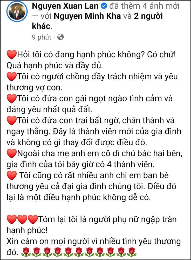 Xuân Lan bất ngờ công khai thành viên thứ 4 trong gia đình-2