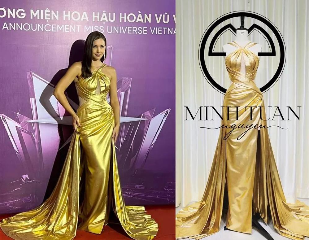 2 bộ cánh giúp Miss Universe 2005 lấn át Harnaaz Sandhu và Catriona Gray-6