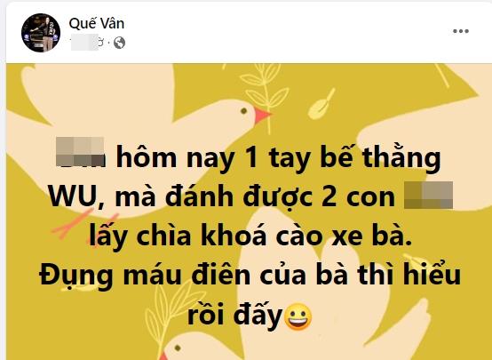 Quế Vân vừa bế con vừa đi đường quyền với kẻ phá xe-2