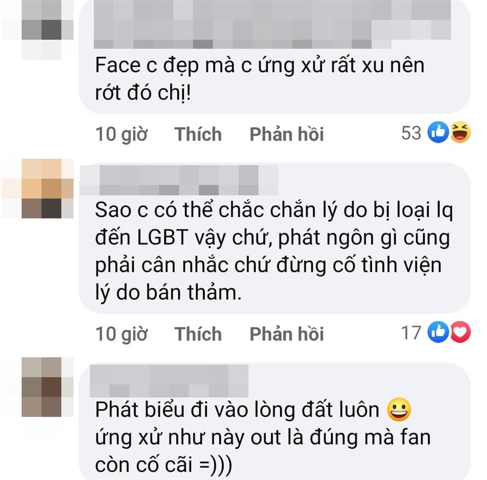 Lệ Nam đổ tội trượt top 10 vì là LGBT, dân mạng nổi điên-6