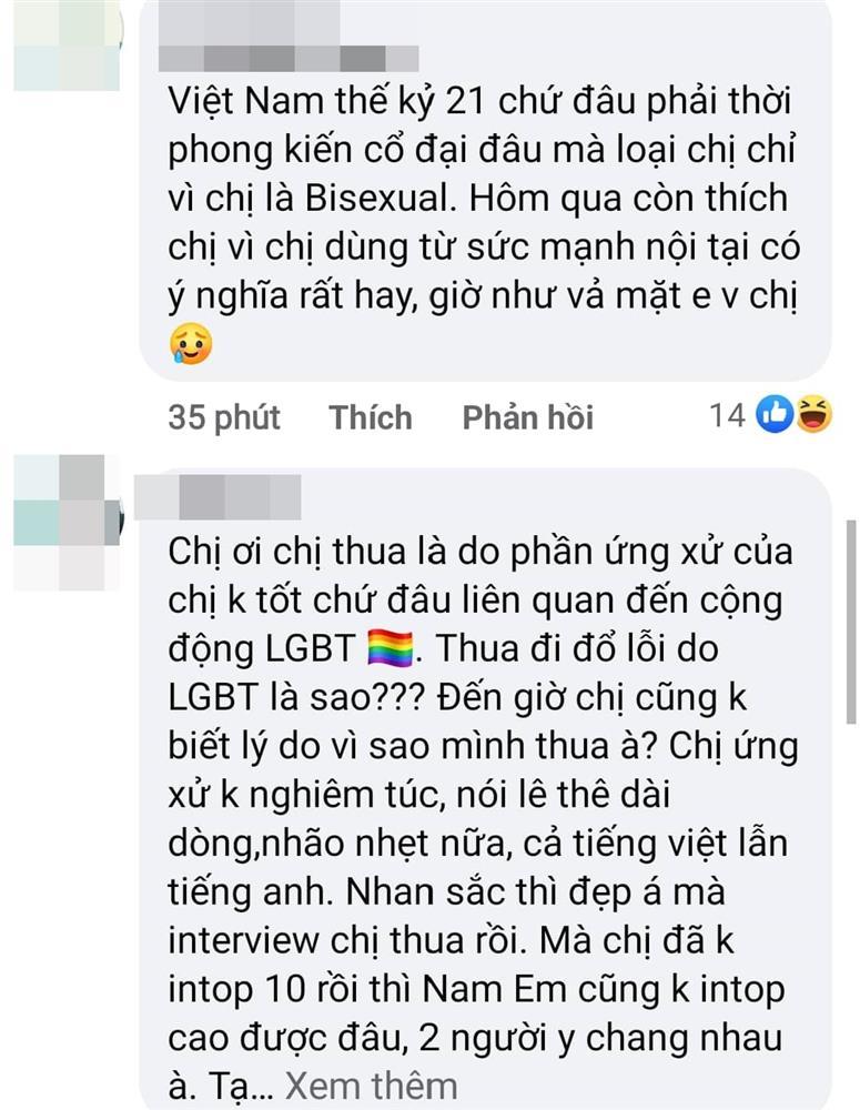 Lệ Nam đổ tội trượt top 10 vì là LGBT, dân mạng nổi điên-8