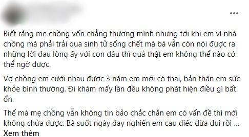 Con dâu cắt buồng trứng, mẹ chồng cho nhịn đói vì tội không đẻ được-1