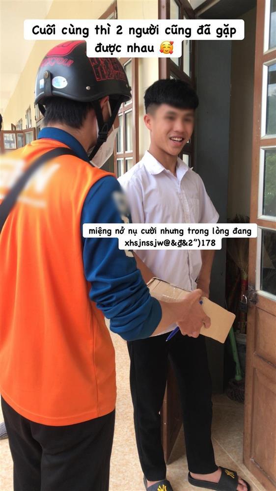 Cứ tưởng bị bom hàng, shipper vào tận lớp nam sinh để giao đồ-6