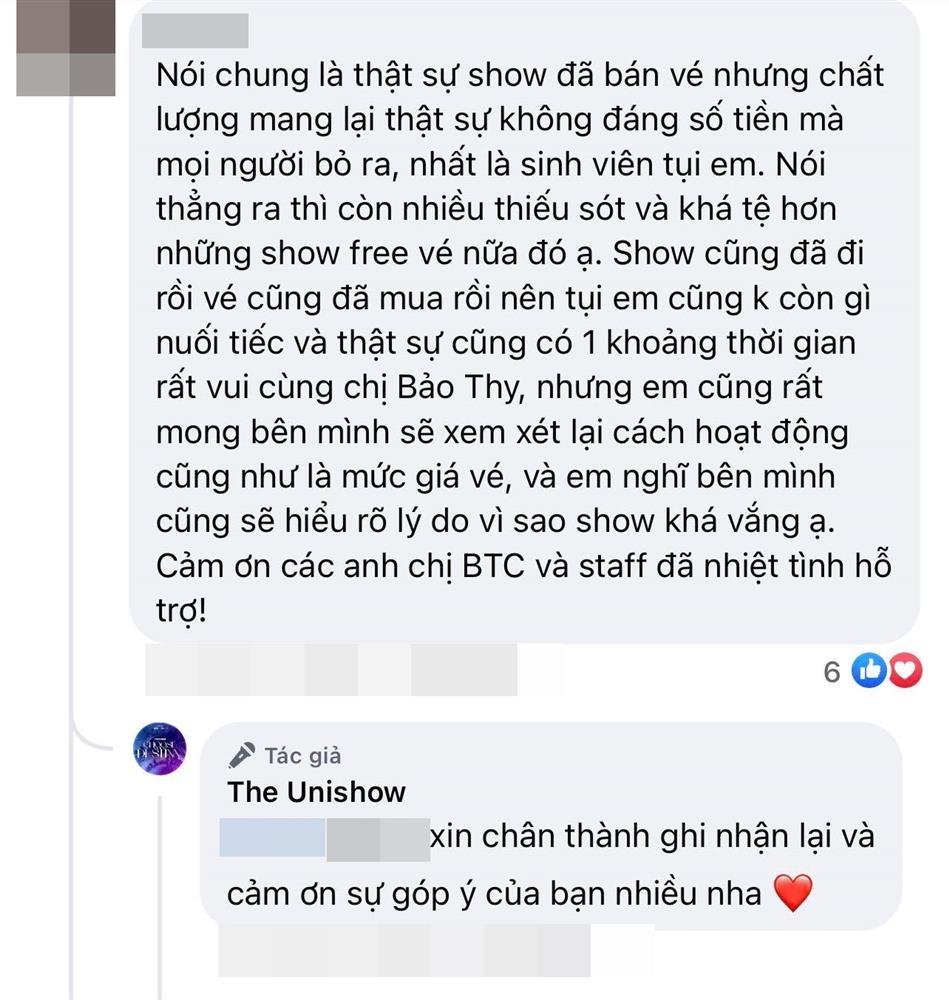 Show có mặt Bảo Thy bị phốt thảm họa vì khâu tổ chức-6