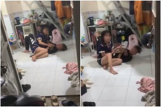 Cặp tình nhân đang nói cười vui vẻ, vợ bước vào cả hai 'chết sững'