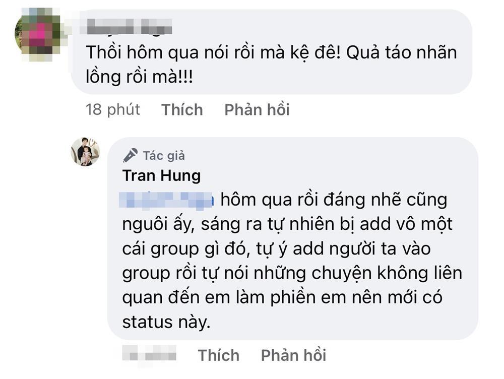 NTK Trần Hùng tag thẳng tên Hà Anh sau ẩn ý mẹ thiên hạ-2