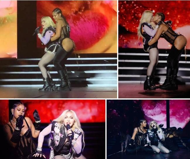 Madonna bị chỉ trích vì biểu diễn dung tục-1
