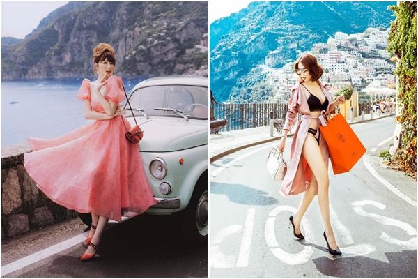 Ngọc Trinh khoe style dạo phố, cắt xẻ hiểm hóc phô phang body-8