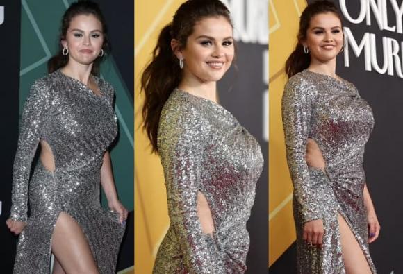 Selena Gomez lộ eo ngấn mỡ, vòng 1 khủng chật cứng-5