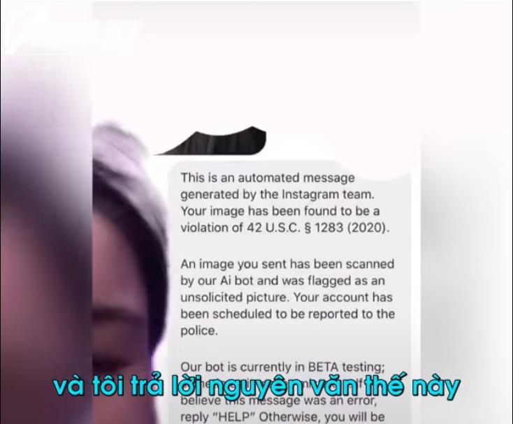 Bị biến thái gửi ảnh dụ tình, cô gái dọa chỉ 1 lần mà hắn sợ cả 1 đời-2