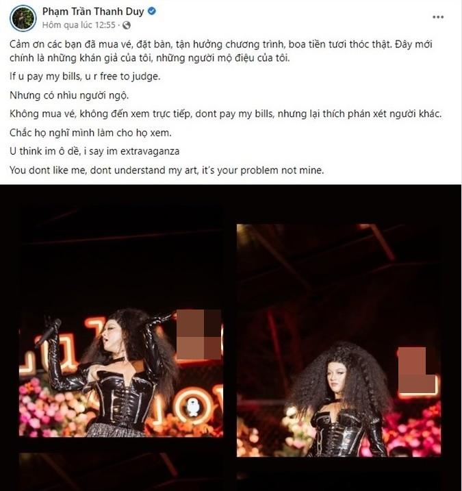 Thanh Duy phản pháo gắt trước nhận xét tạo hình ô dề-3