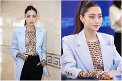 Hoa hậu Lương Thùy Linh 'xăm trổ đầy mình' đi làm giám khảo