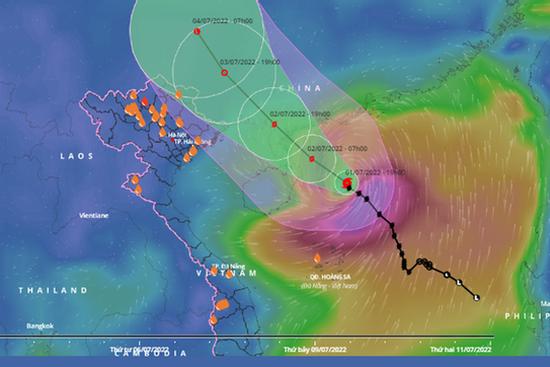 Bão số 1 di chuyển rất nhanh, cường độ rất mạnh, đổ bộ ngay chiều mai