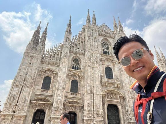 Trang Trần đu trend check-in địa điểm ở Ý hệt Hồng Đăng-1