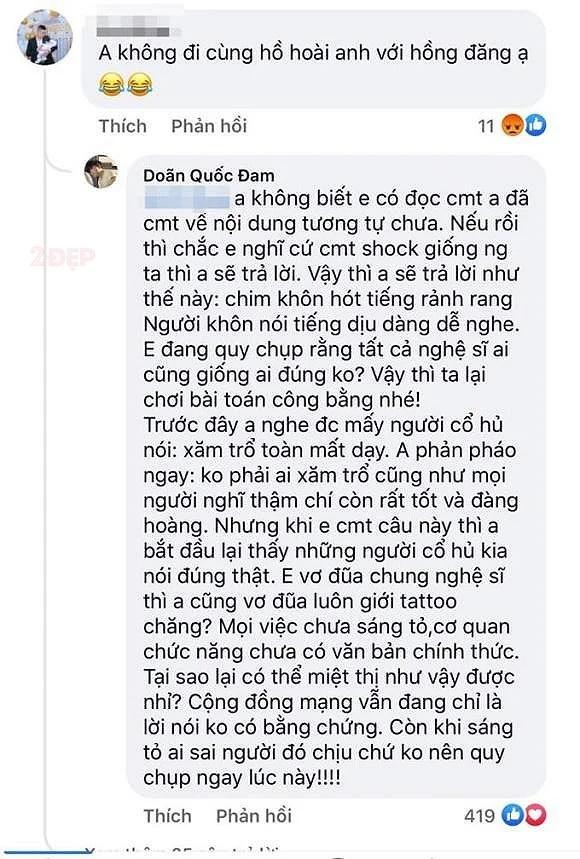 Doãn Quốc Đam gay gắt khi bị khịa bằng ồn ào 2 đồng nghiệp-4