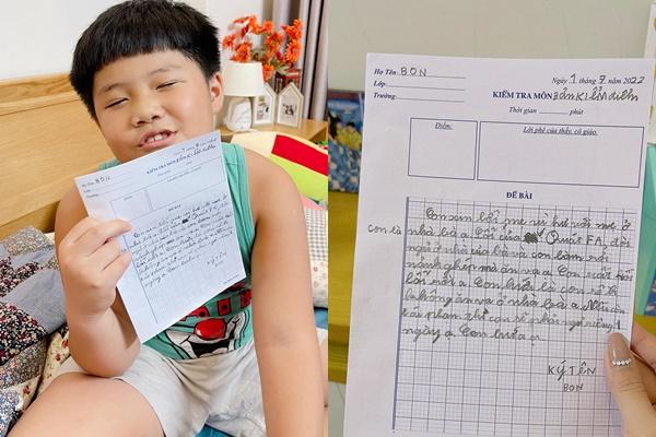 Cười xỉu xem MC Hoàng Linh xử lý quý tử mắc lỗi-2