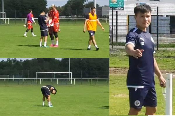 Chụp ảnh cùng fan nhí, Quang Hải ghi điểm với hành động tinh tế-5