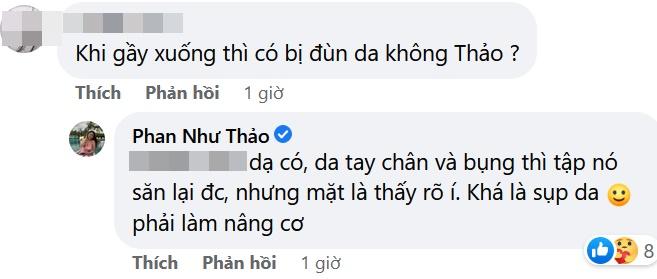 Nhược điểm cơ thể Phan Như Thảo sau khi giảm 15kg-2