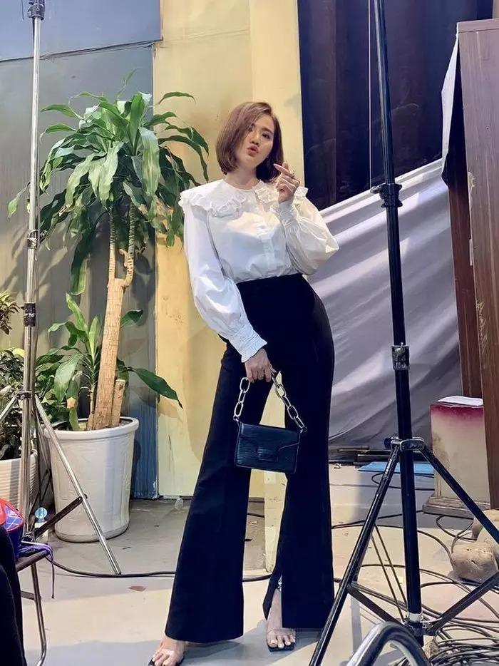 4 mẹo mix đồ với quần ống loe từ Huyền Lizzie Thương Ngày Nắng Về-3