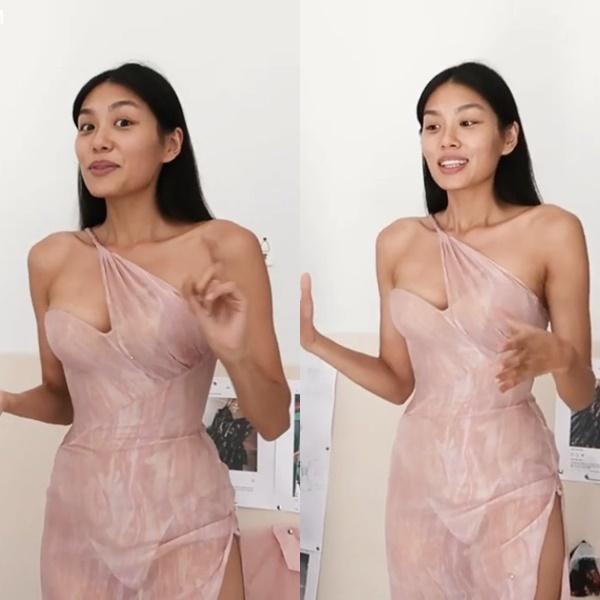 Tá hỏa mặt mộc Á hậu Thảo Nhi Lê khi đi thử đồ-2