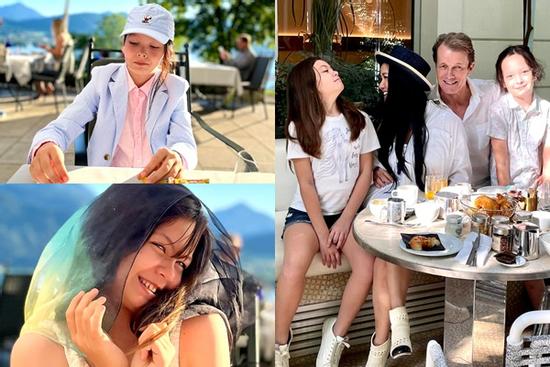 Sự thay đổi của cặp song sinh nhà diva Hồng Nhung khi lên 10