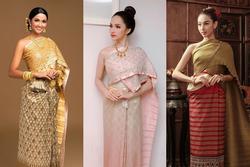 Mỹ nhân Việt diện trang phục truyền thống Thái đẹp đỉnh