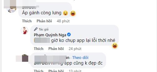 Quỳnh Nga khoe sắc xinh đẹp nhưng bị soi dấu vết sống ảo-3