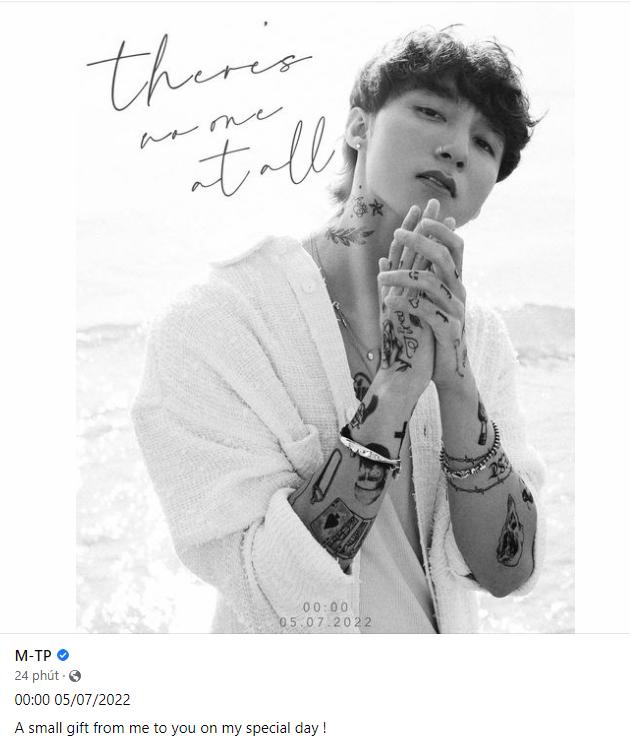 Sơn Tùng lì đòn, tiếp tục tung phiên bản mới There’s No One At All-2