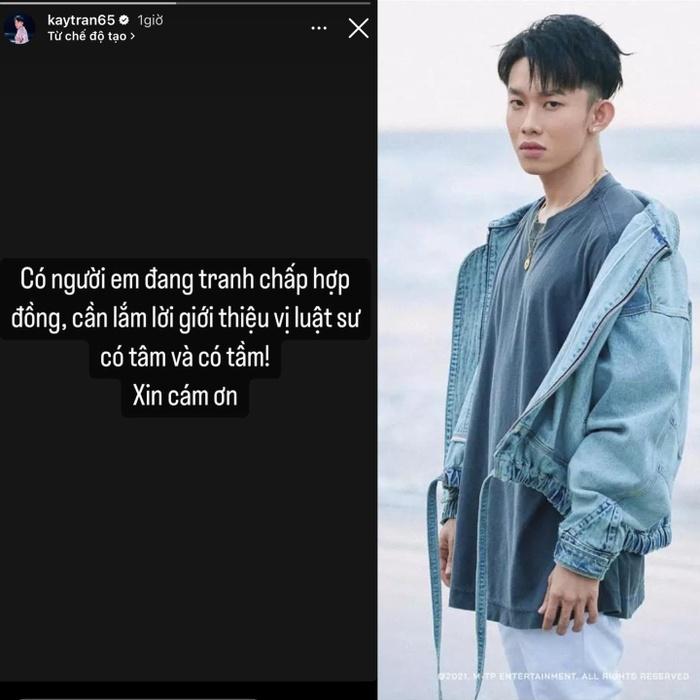 Kay Trần thể hiện thái độ ngay khi Sơn Tùng comeback-4